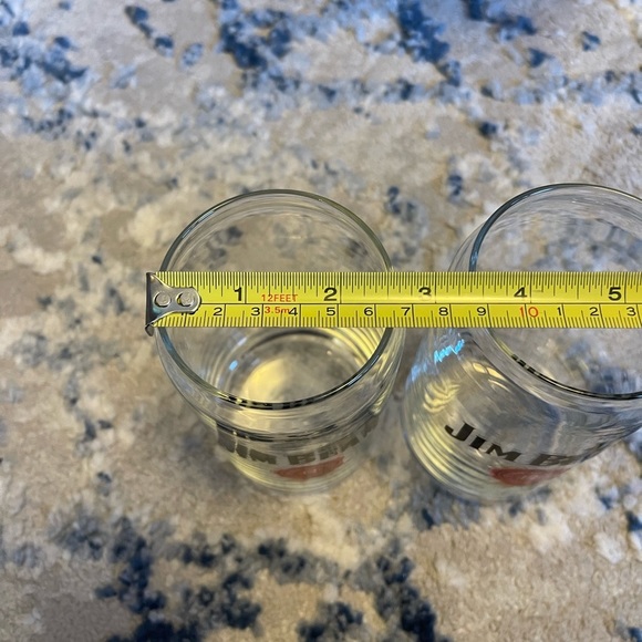 **BUNDLE 2 SETS for $10** Set of 2 Jim Beam Bar Glasses - Picture 5 of 6